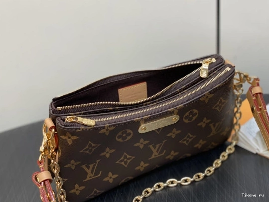 Cheap VUITTON -9.6*5.3*2.6CM pochette Liv LOUIS double 0818